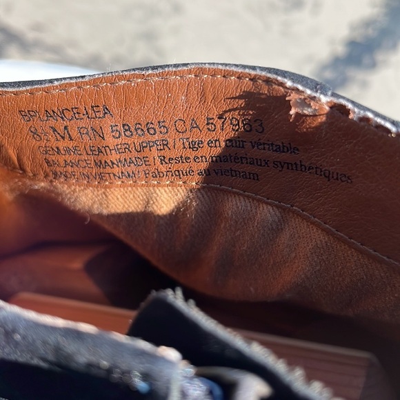 BP Lance Leather Block Heel Ankle Bootie Nordstrom Womens Size 8.5 - Picture 9 of 9